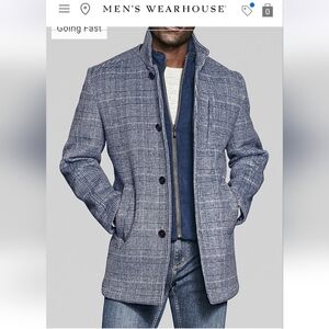 Johnston & Murphy Wool Coat
